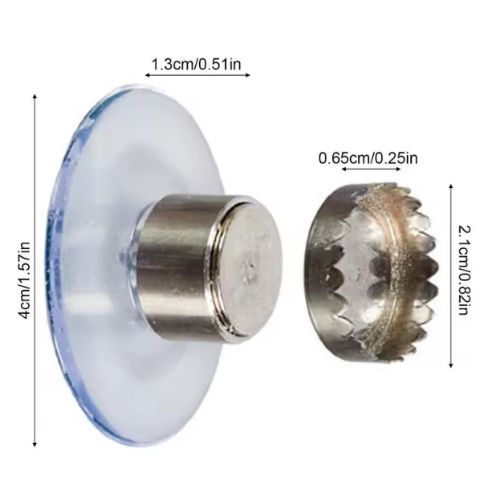 porte savon aimante vue pres dimensions