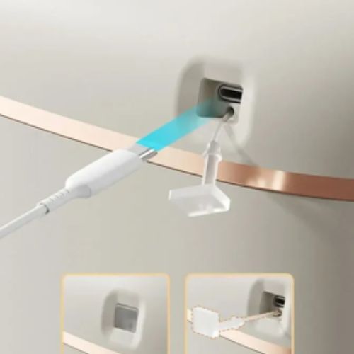 Poubelle salle de bain sensitive comment charger deux images