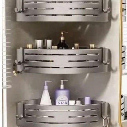 etagere dans douche angle plus variante trois grises