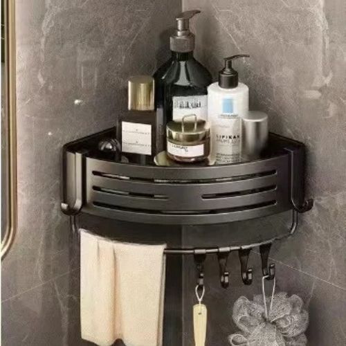 etagere dans douche angle plus variante une noire