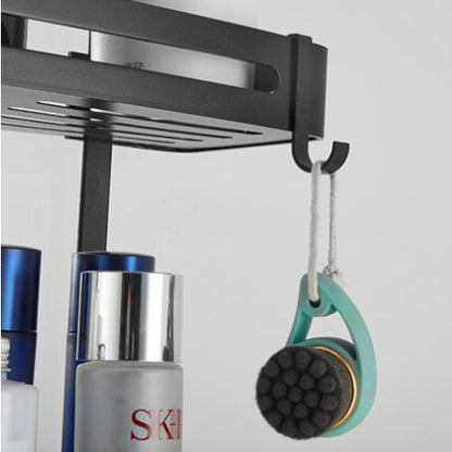 etagere suspendue noire vue pres crochet