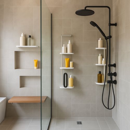 image collection etagere douche