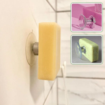 porte savon aimante presentation avec savon orange vertical plus deux images