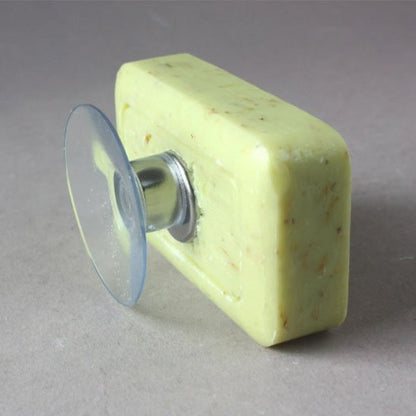 porte savon aimante presentation avec savon vert