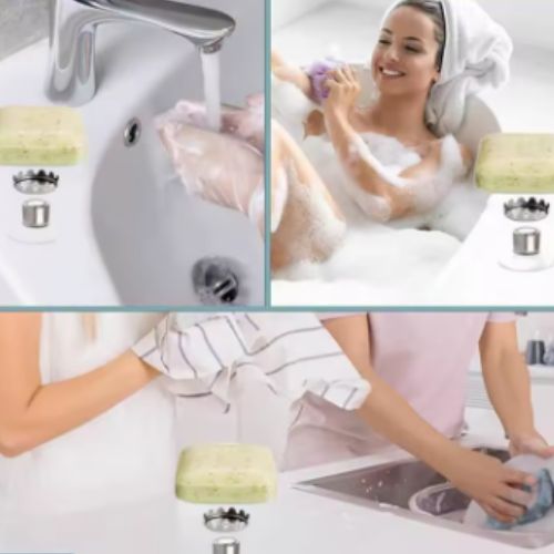 porte savon aimante trois lieux differents pour son utilisation