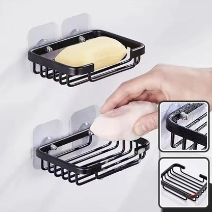 porte savon douche deux noirs savon dans chaque plus deux images