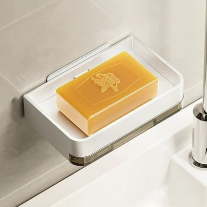 porte savon mural blanc variante