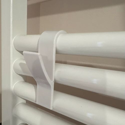 porte serviette salle de bain un vue proche