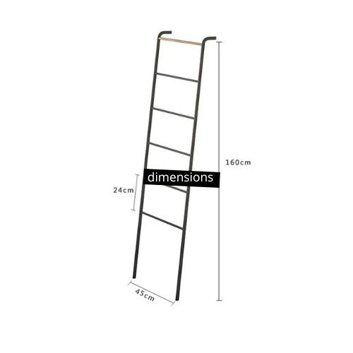 porte serviette sur pied noir dimensions