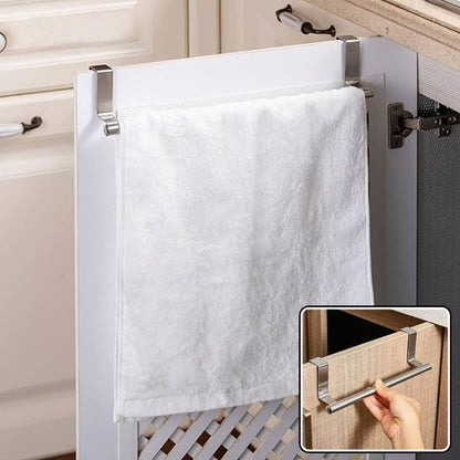 porte serviettes dessus serviette blanche plus une image