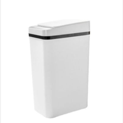 poubelle de salle bain blanche variante