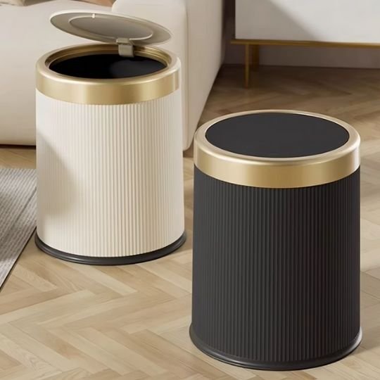 poubelle de salle de bain deux differentes