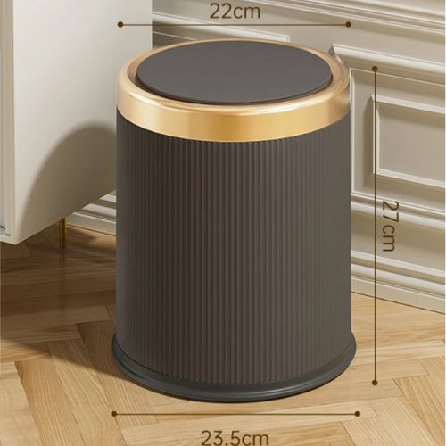 poubelle de salle de bain noire variantes